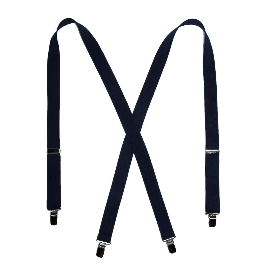 CTM Women's Elastic Clip-End 1 Inch Basic Suspenders 1