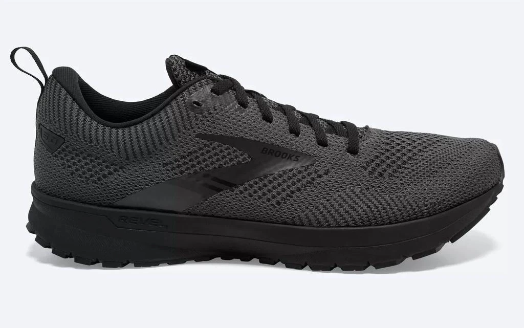 Brooks Men's Revel 5 Running Shoe In Black/ebony 2