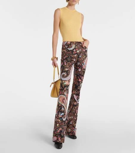 ETRO Paisley high-rise flared jeans 7