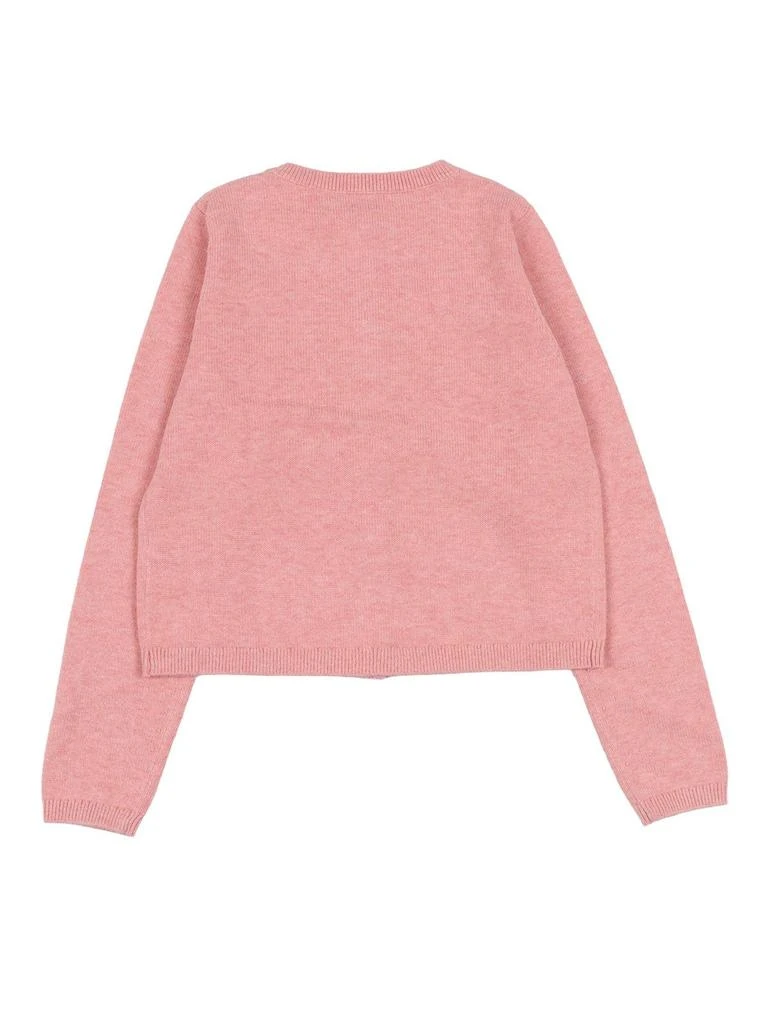 Bonpoint Bonpoint Lilith Cherry Embroidered Crewneck Cardigan 2