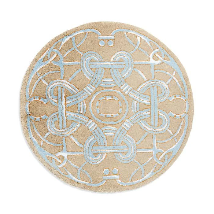 Abyss & Habidecor Dada Bath Rug, 31" Round - Exclusive 1