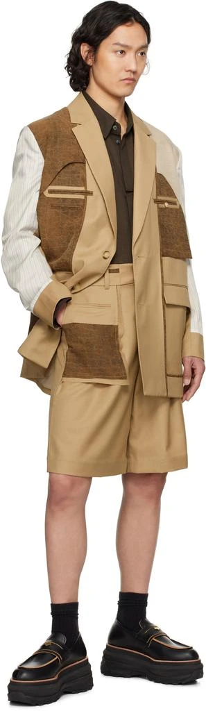 Feng Chen Wang Tan Deconstructed Patchwork Shorts 4