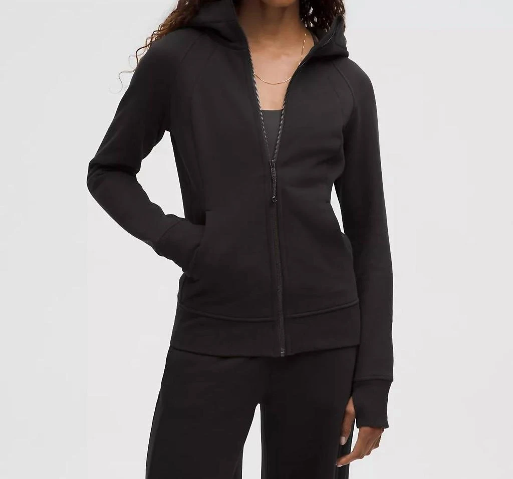 Lululemon Scuba Full Zip Hoodie In Black 1