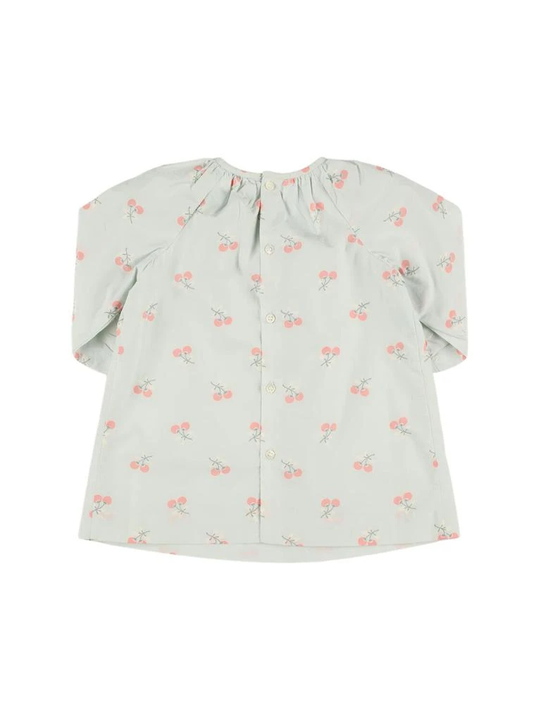 Bonpoint Printed Cotton Long Sleeve Dress 2