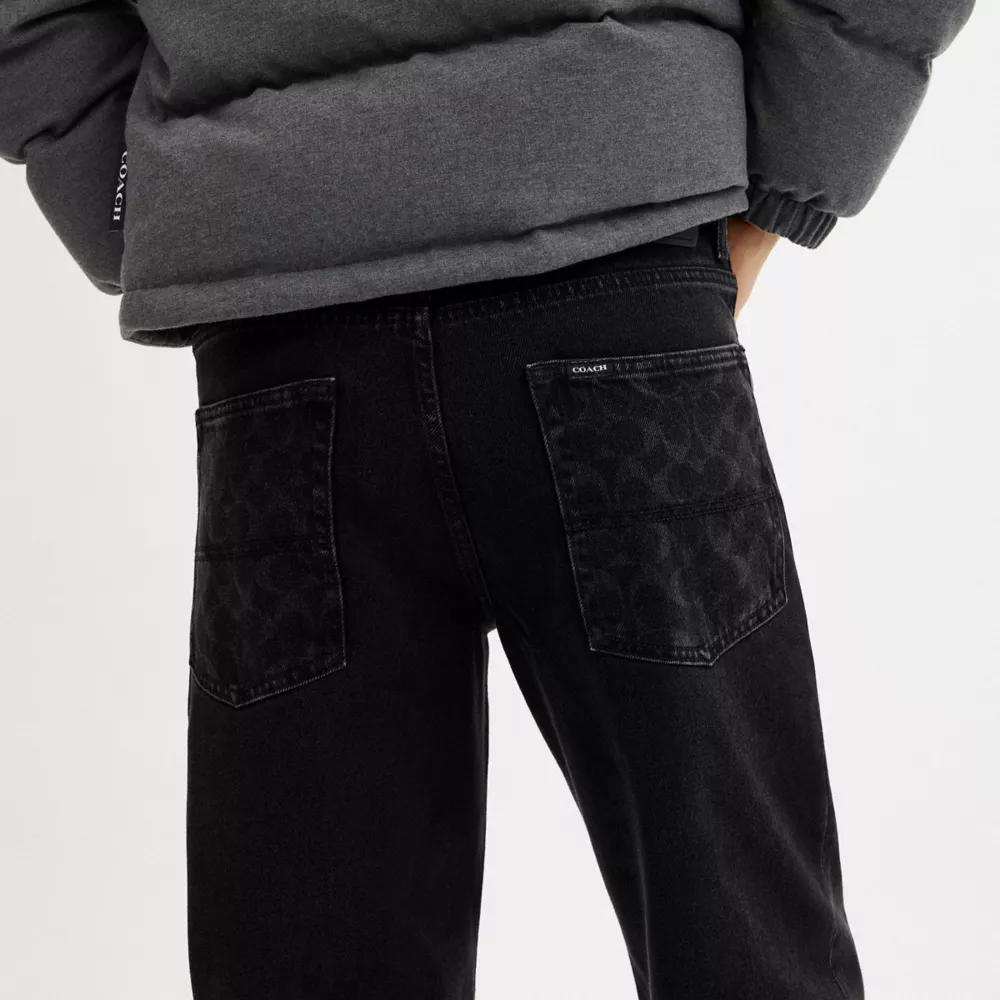Coach Straight Fit Denim Jeans - Jeans - BeyondStyle Coach Straight Fit Denim Jeans - Jeans - BeyondStyle