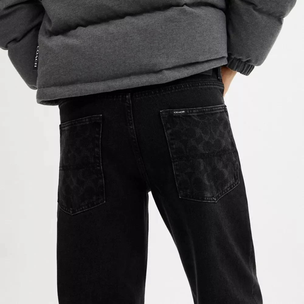 Coach Straight Fit Denim Jeans 4