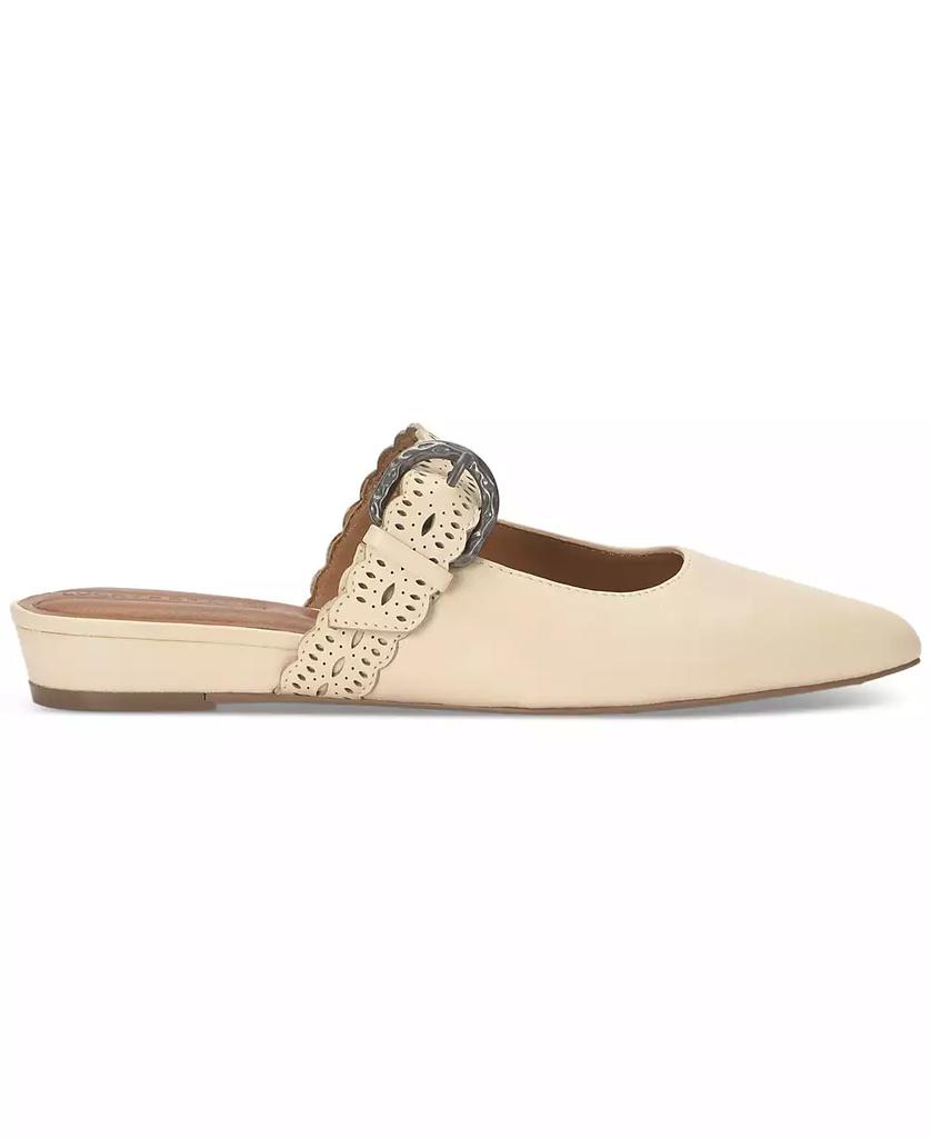 Lucky Brand Women's Nicona Eyelet Buckle Mule Flats