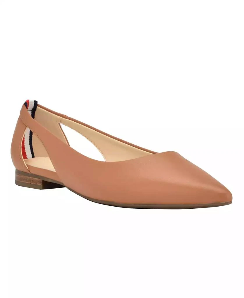 Tommy Hilfiger Women's Velahi Cutout Pointy Toe Flats 1