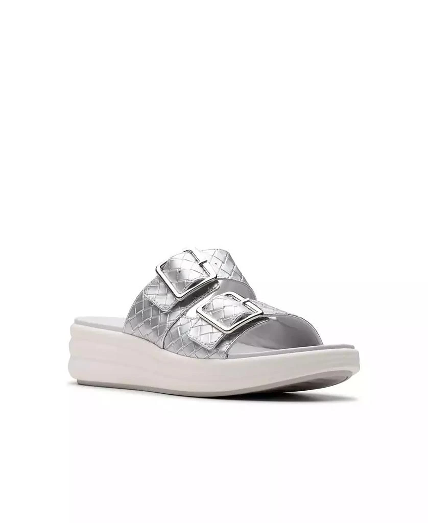 Clarks Women's Cloud Steppers Drift Peep Toe Sandals 1
