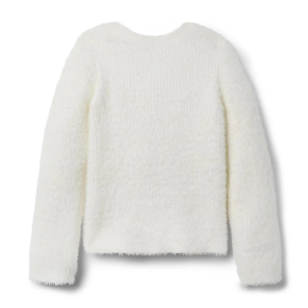 Janie and Jack Ivory Button Down Cardigan (Toddler/Little Kid/Big Kid) 2