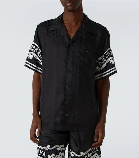 Dolce 
Gabbana Printed silk twill shirt 3