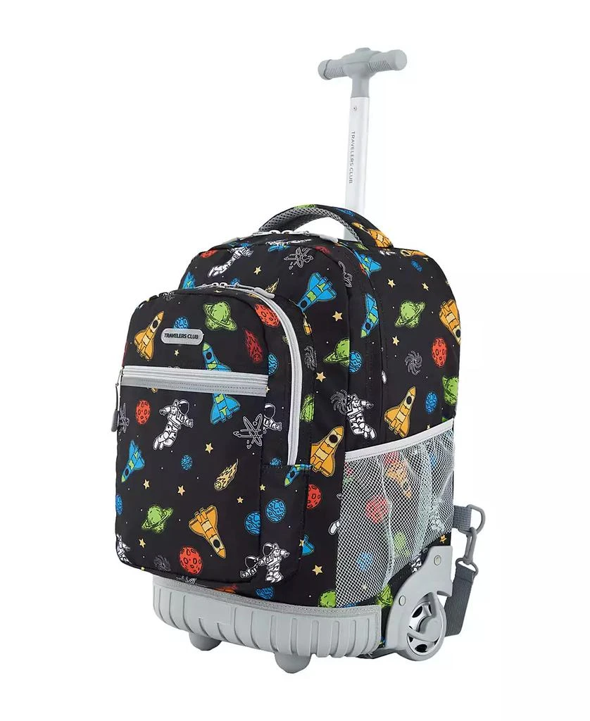 Travelers Club Kids Rolling Backpack Luggage Set 4