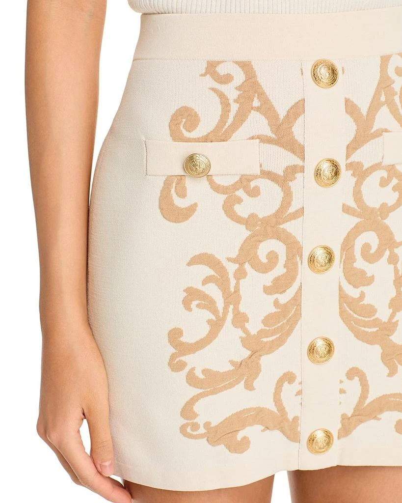 L'Agence Minoru Jacquard Mini Skirt 5