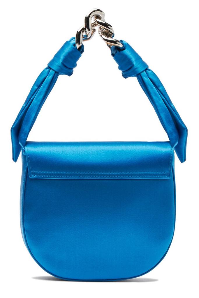 CASADEI Casadei Chain Detailed Satin Top Handle Bag