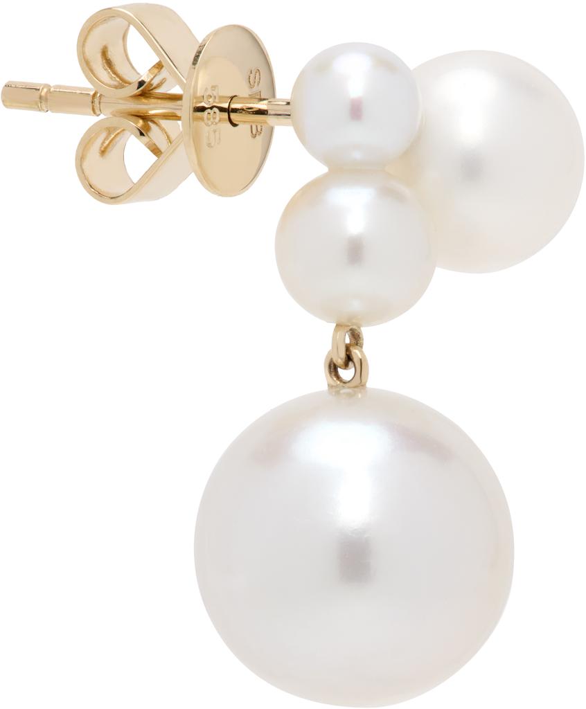 Sophie Bille Brahe Gold Stella Perle Single Earring