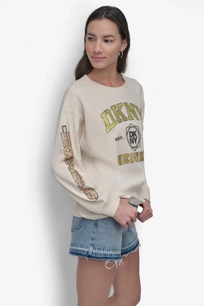 DKNY DKNY NEW YORK MULTI COLOR RHINESTONE LOGO 4