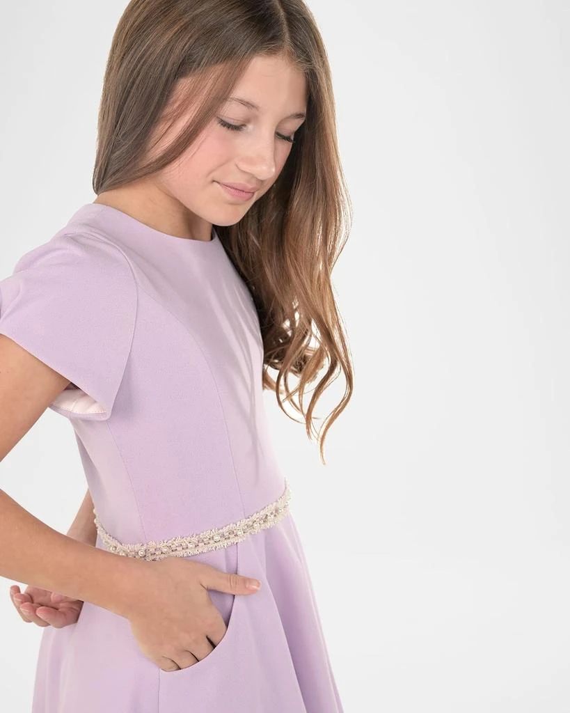 Zoe Girl's Joyce Dress W/ Embellished Waistband, Size 7-16 5