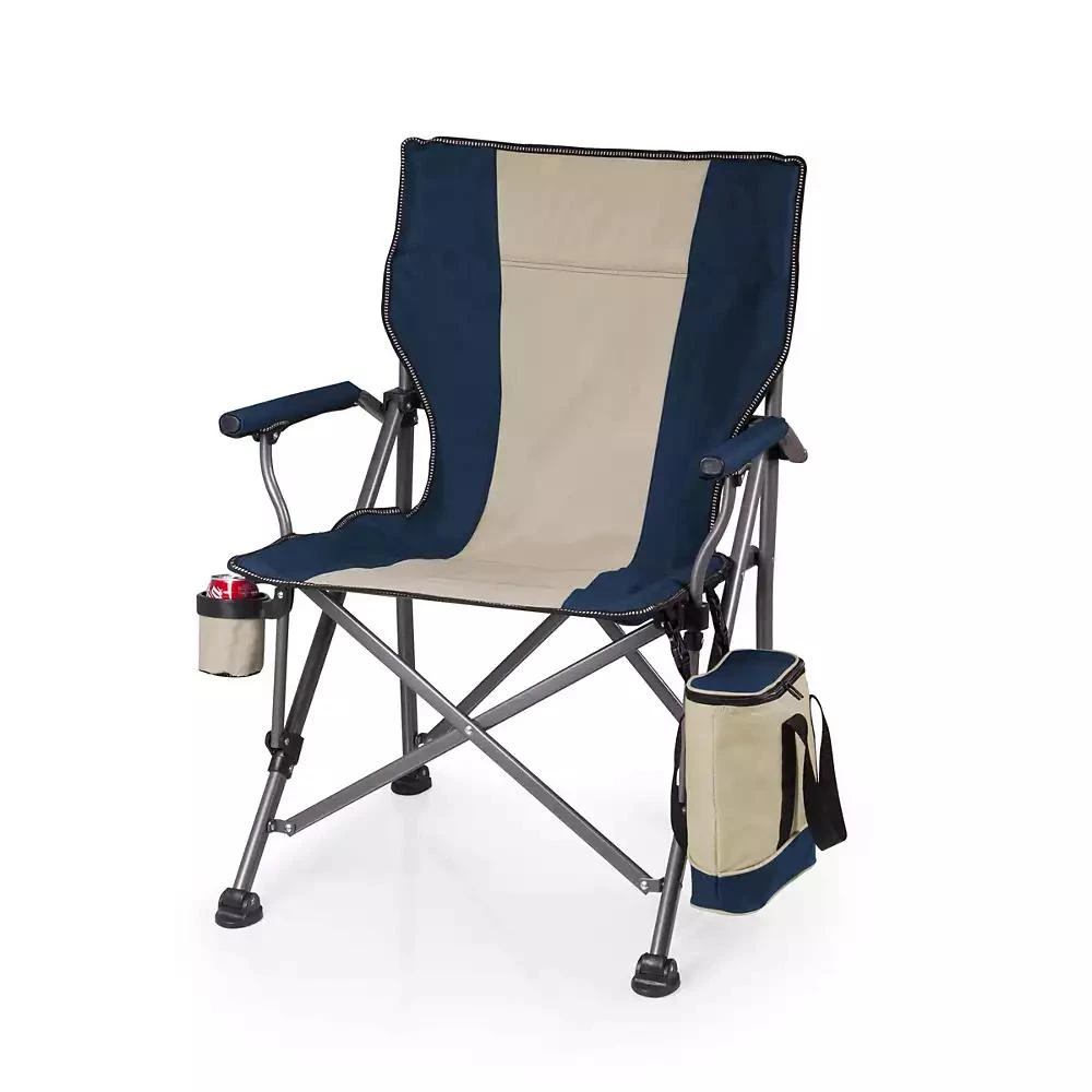 ONIVA by Picnic Time Navy Outlander Folding Camp Chair with Cooler 1