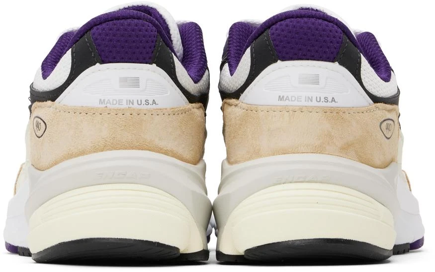 New Balance Off-White & Purple Made in USA 990v6 Sneakers 2