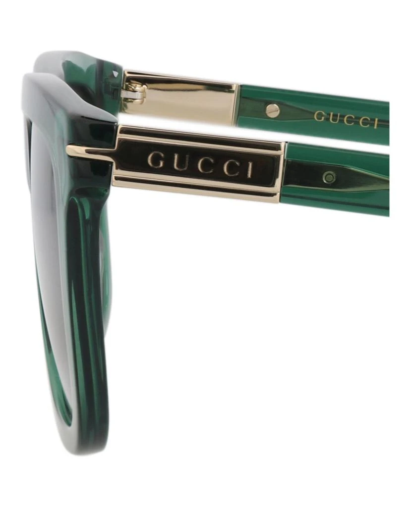 Gucci Square-Frame Recycled Acetate Sunglasses 4