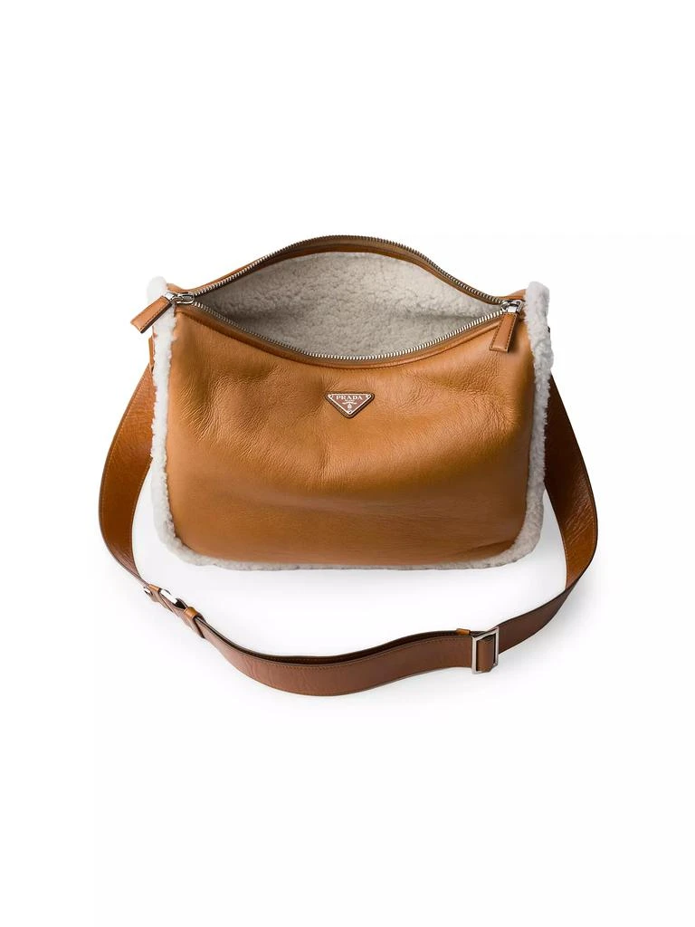 Prada Shearling Shoulder Bag 5