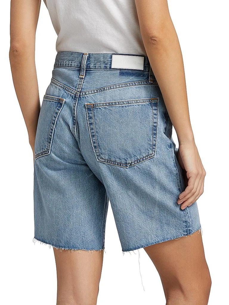 Re/Done `90s Comfy Denim Boyfriend Shorts 5