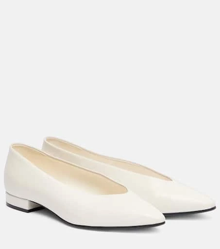 Loro Piana Rebecca leather ballet flats 1