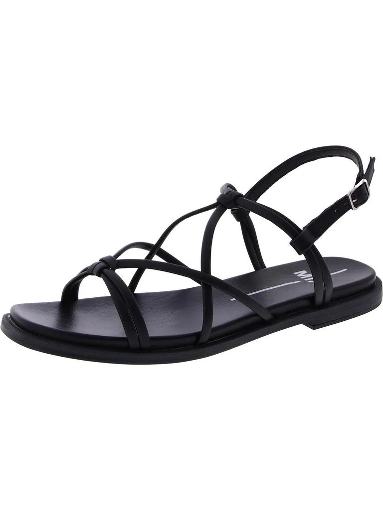 MIA Daphne Womens Faux Leather Square toe Strappy Sandals 1