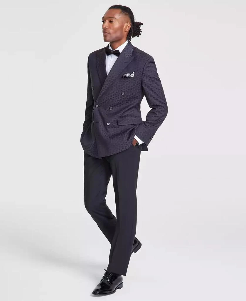 Tayion Collection Men's Classic-Fit Jacquard Dinner Jacket 1