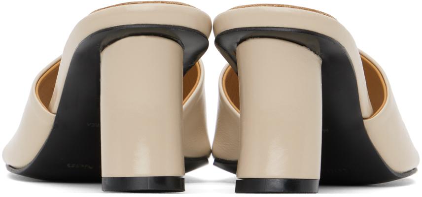 Reike Nen Beige Curvy Heeled Sandals