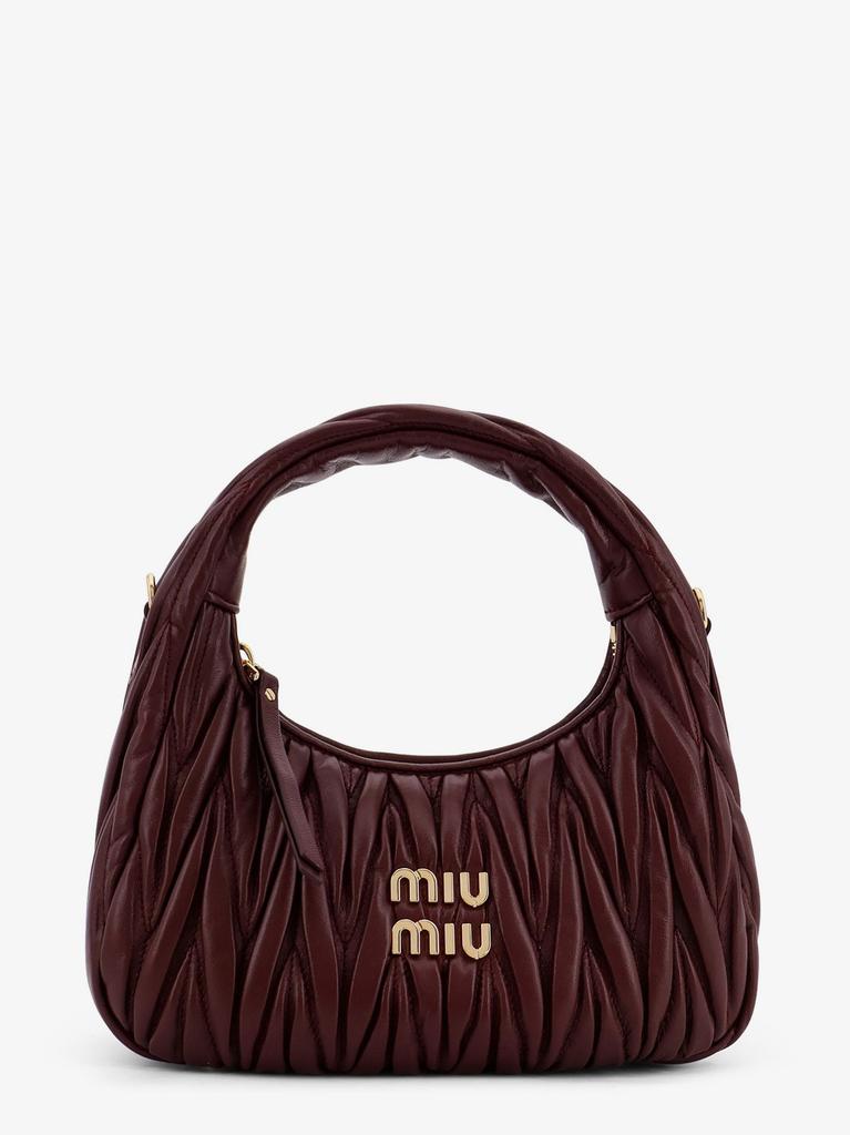 ★TOUT Y EST★ Miu Shoulder Bag Jade Black 09L1210D2K Miu Miu Miu Miu Handbags - Shoulder Bags - BeyondStyle