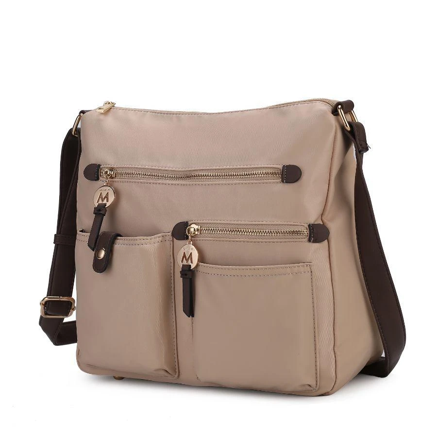 MKF Collection By Mia K. Serena Color-Block Nylon Women’s Shoulder Bag 11