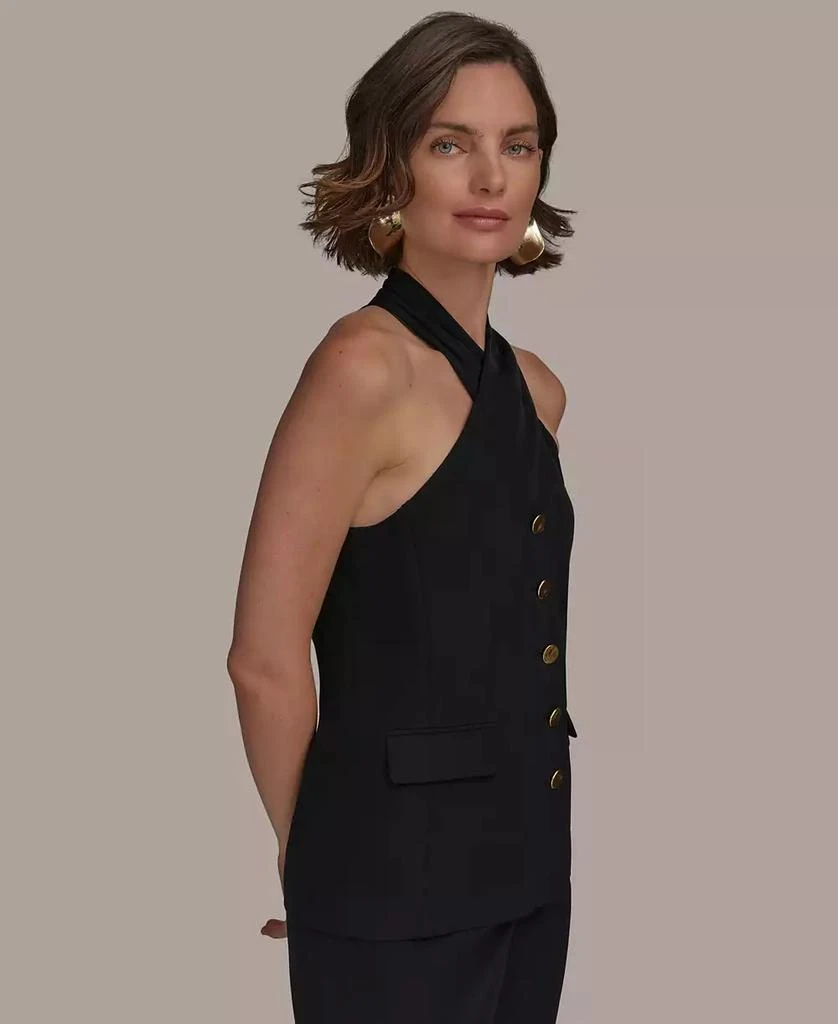 Donna Karan Women's Halter Vest, Regular & Petite 3