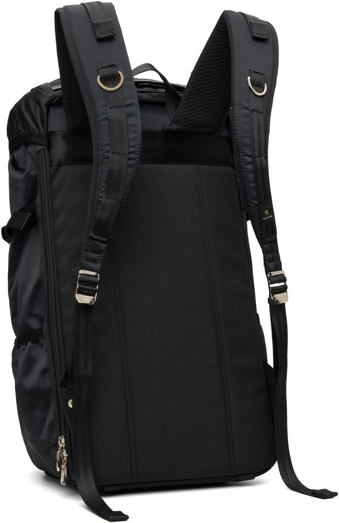 master-piece Black Lightning Flap Backpack 3
