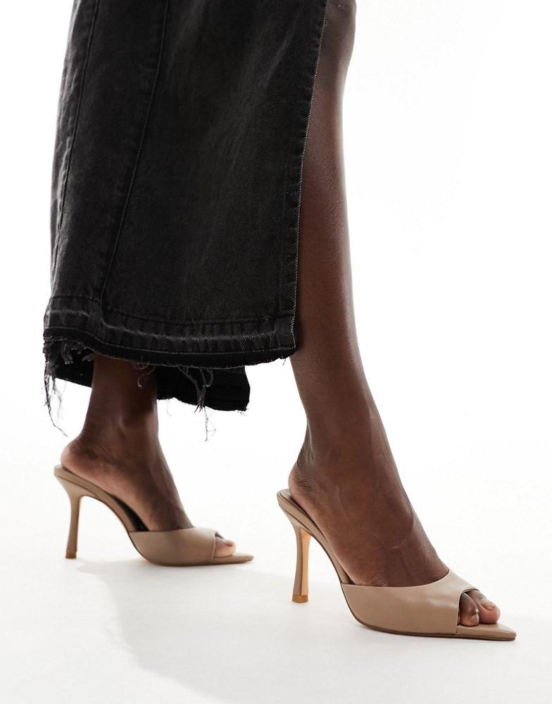 French Connection French Connection stiletto mules in taupe
