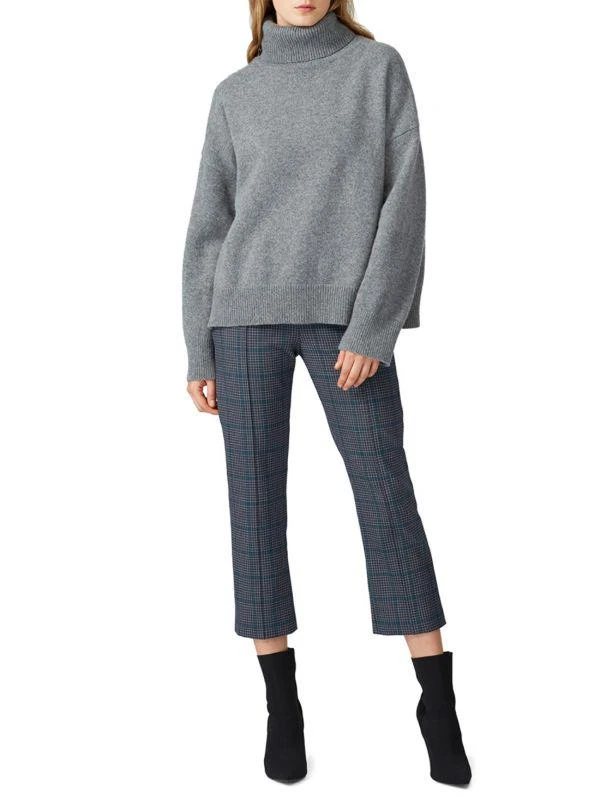 Jonathan Simkhai Glen Plaid Wool Blend Pants 3