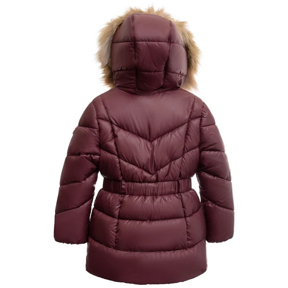 Michael Kors Toddler and Little Girls Heavy Weight Belted Jacket 2