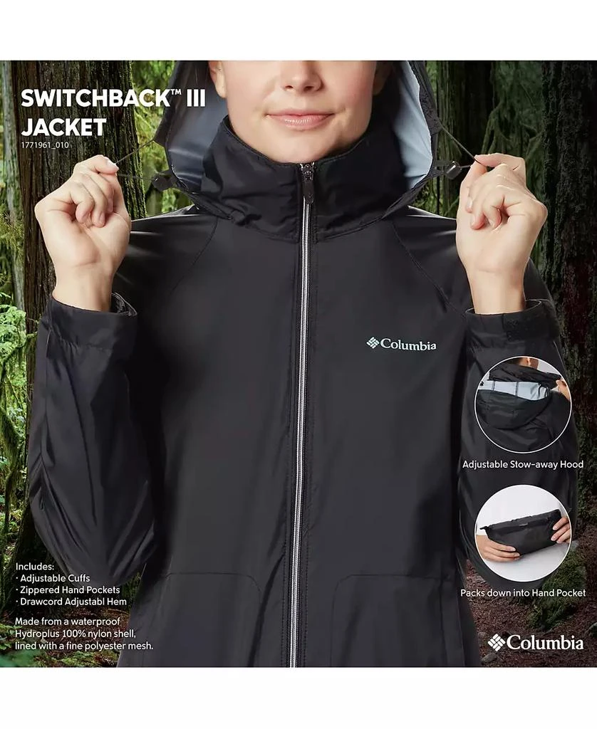Columbia Women's Switchback Waterproof Packable Rain Jacket, XS-3X 4