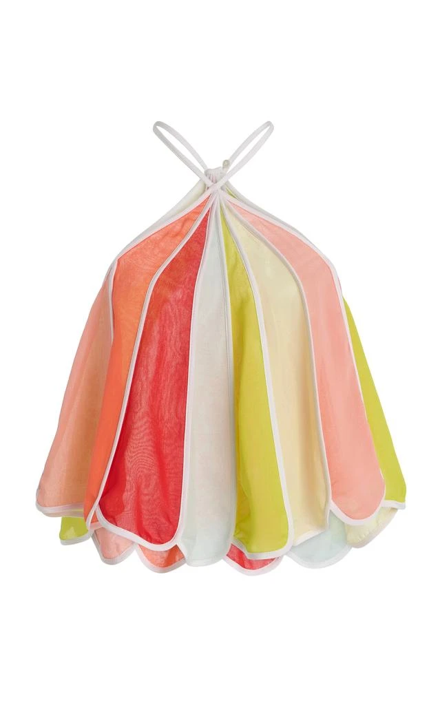 Rosie Assoulin Rosie Assoulin Exclusive Riviera Silk-Chiffon Umbrella Top - Moda Operandi