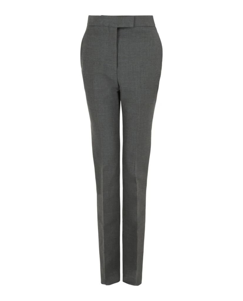 Salvatore Ferragamo Straight Leg Wool Trousers 1