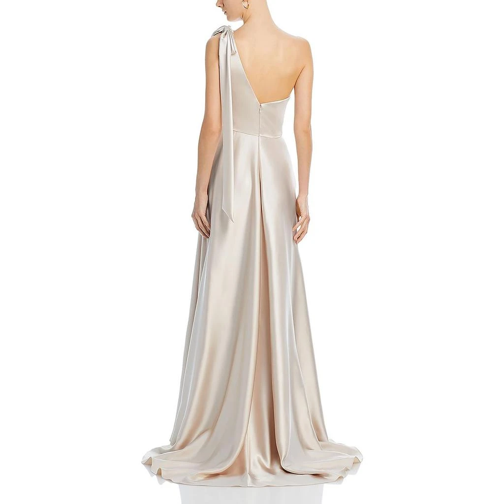 Amsale Womens Full Length Bow Evening Dress 2