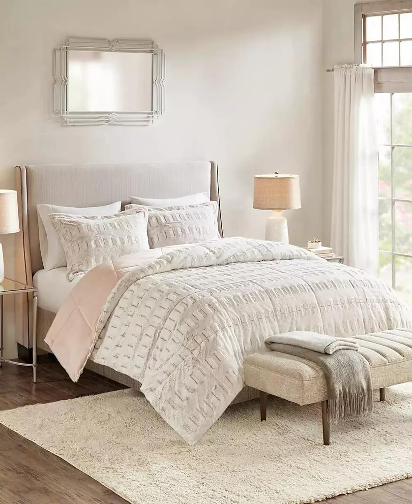 Macy's Gia Faux-Fur 2-Pc. Comforter Set 6
