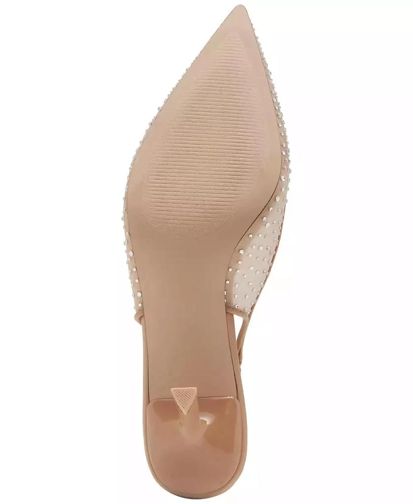 Madden Girl Brigitte-R Rhinestone Pointed-Toe Lace-Up Pumps 5