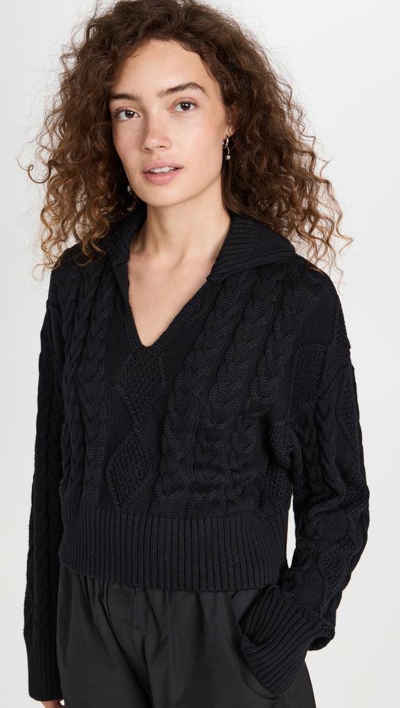 Sablyn Braided Pullover