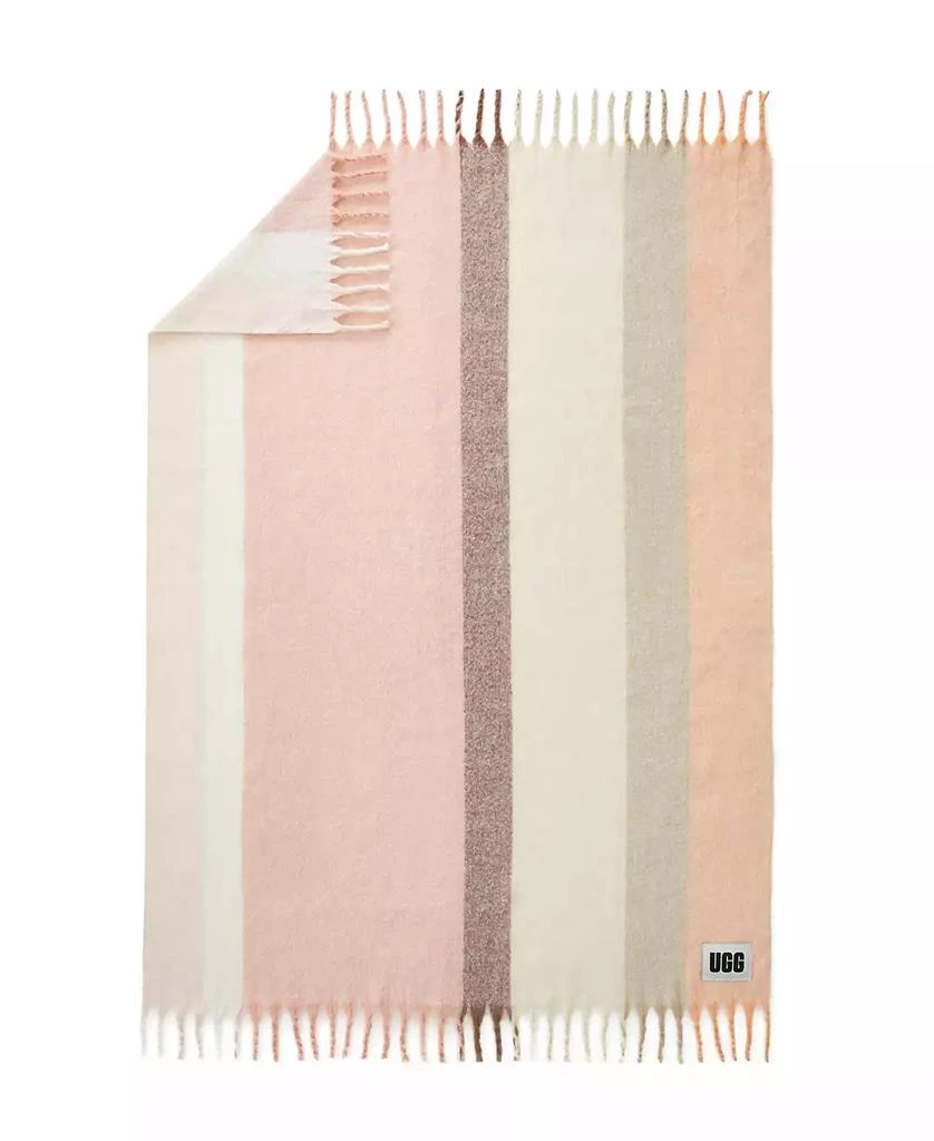 UGG Calyx Stripe Faux Mohair Throw, 50" x 70" 6
