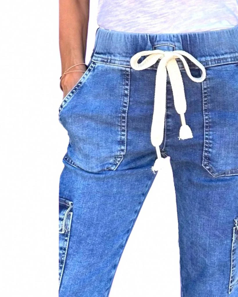 BEVY FLOG Bevy Flog - Gaya Cargo Pants With Linen Tie 2