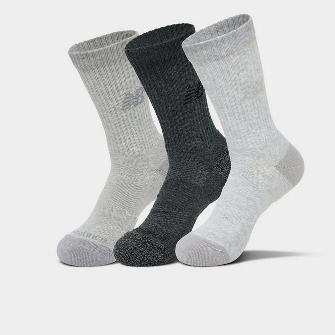 undefined New Balance Active Lifestyle Striped Crew Socks (3-Pack) 1