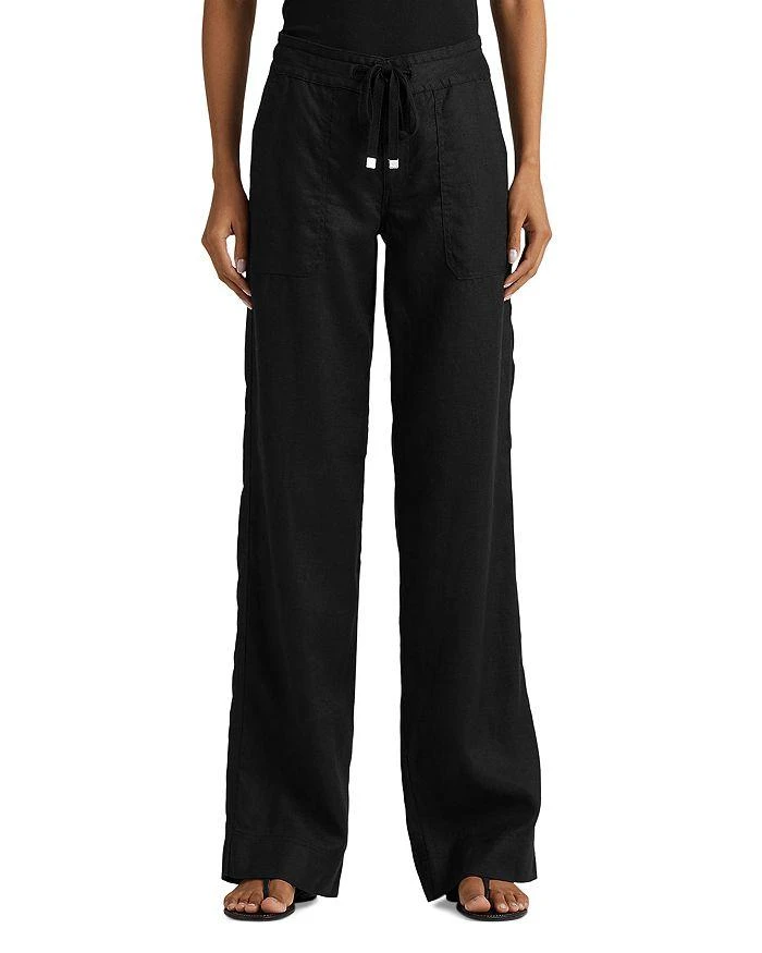 Ralph Lauren Linen Wide-Leg Pants, Regular & Petite 1
