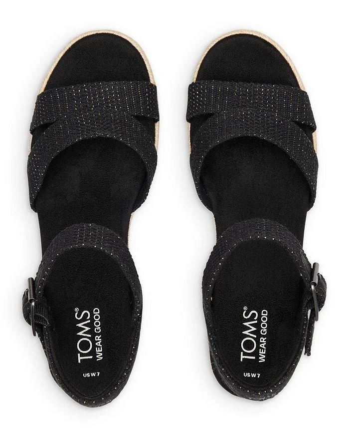 TOMS Women's Audrey Espadrille Wedge Sandals 3