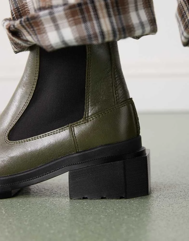 green emerald velvet dress Allen Edmonds Park Avenue Cap Toe Oxford Dress Boot Olive (7380) main image 0